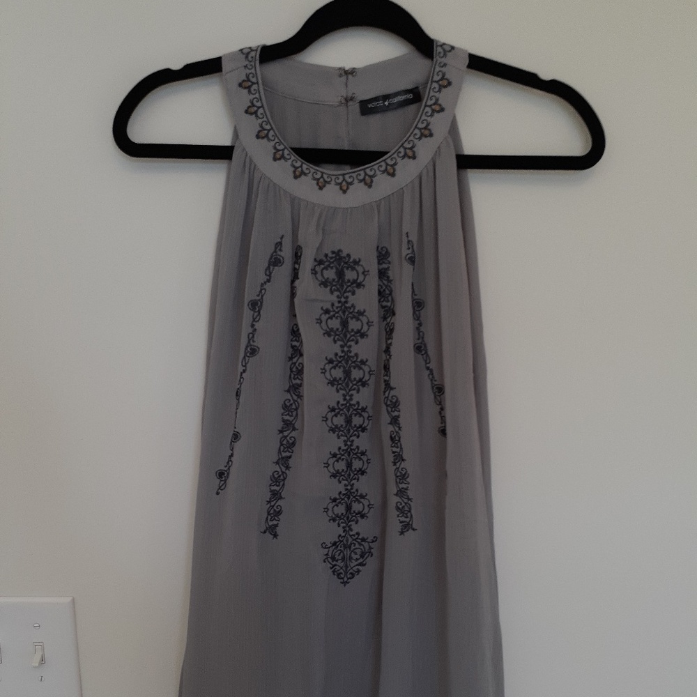 Embellished Halter Top